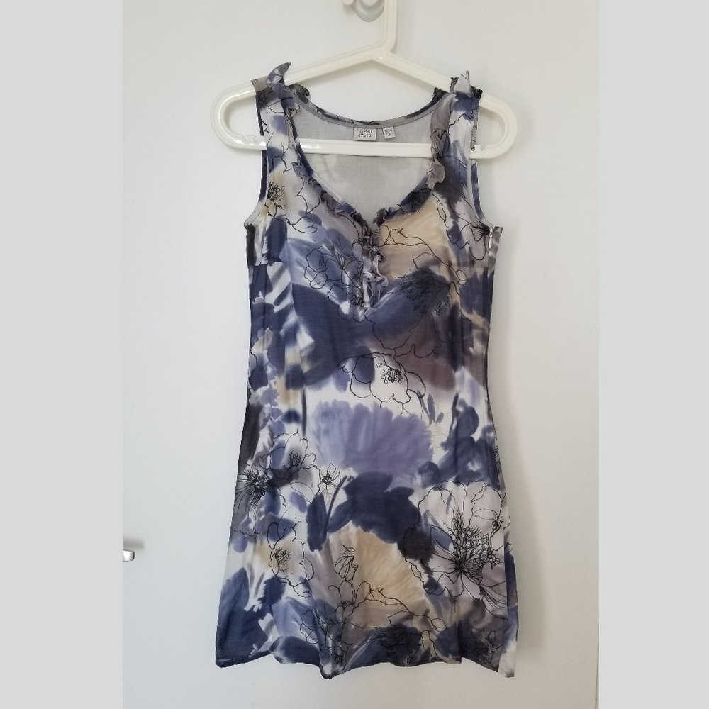 Esprit sleeveless floral mini dress, sz 0